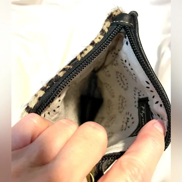 *NWT* Myra Bag Faux Snakeskin Print & Black Cowhide Leather - Small Crossbody - Picture 6 of 7